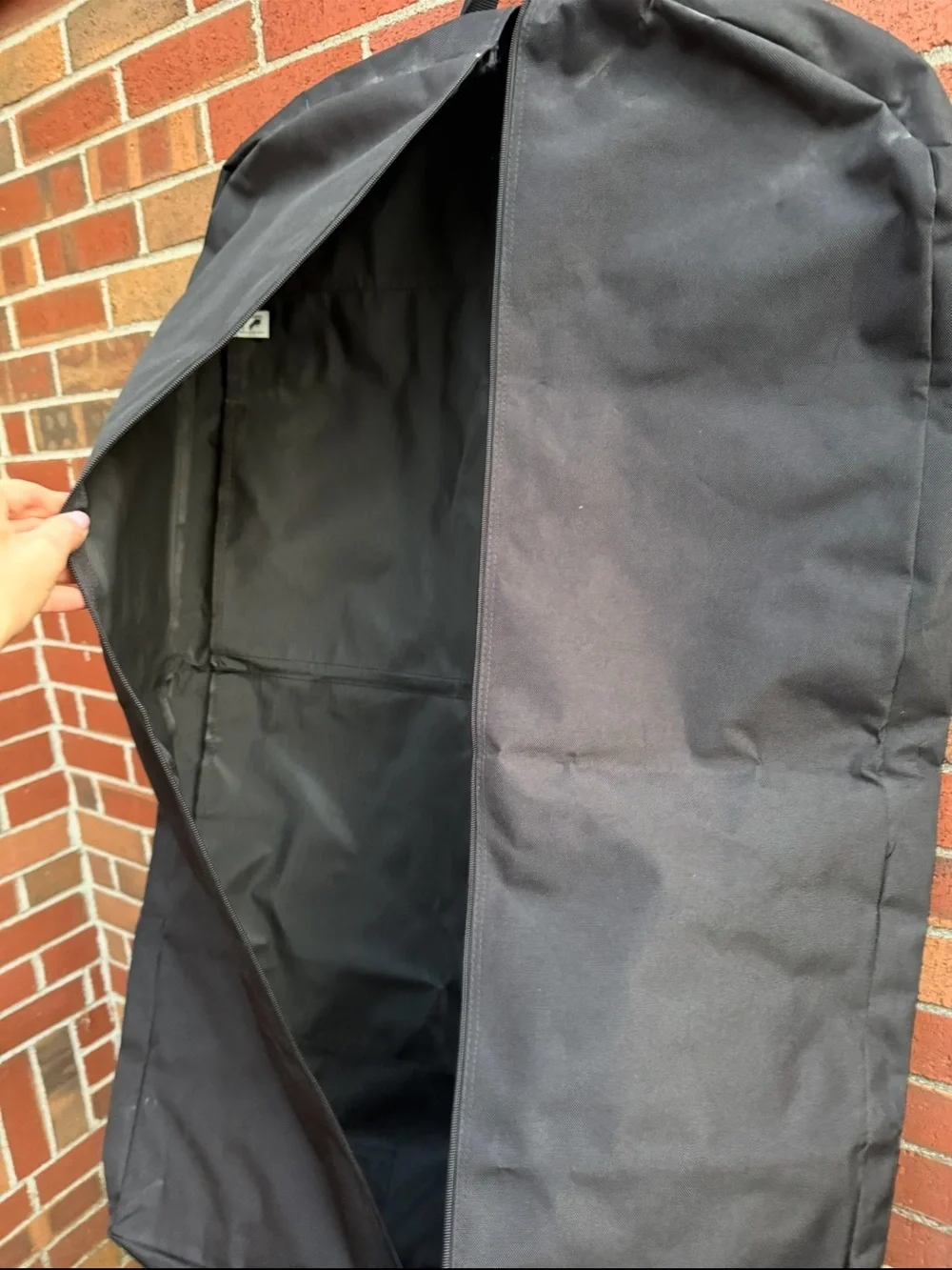 Toppers Heavy Duty Garment Bag Black 22x39 Monogram JAB New With Tags